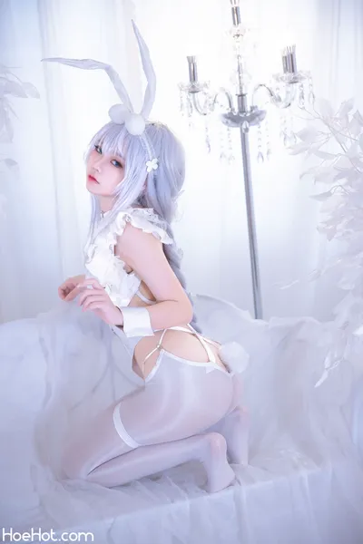 ［G44不会受伤］碧蓝航线 恶毒皮肤 懒懒的白兔 nude cosplay leaked 594690