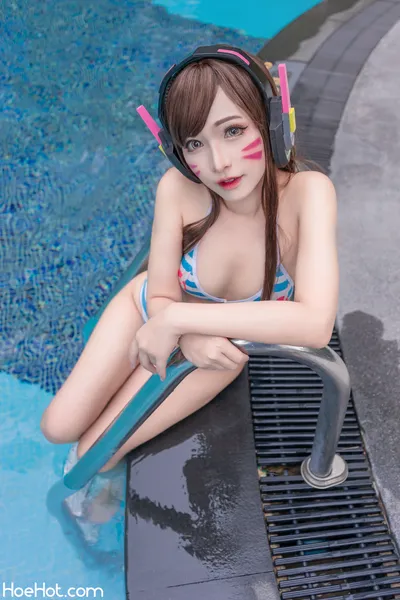 Lightcos - D.Va Sexy Swimsuit nude cosplay leaked 326246