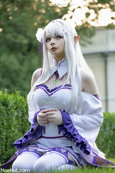 Akariia - Emilia nude cosplay leaked 320349