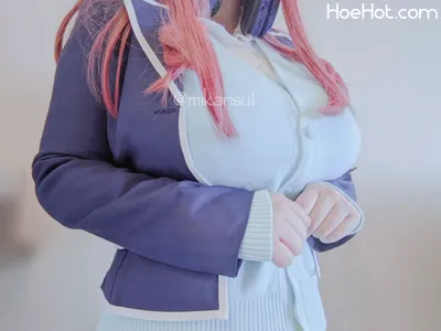 [蜜柑すい] 「責任取ってよね」中野三玖ちゃん [+mov] nude cosplay leaked 356069