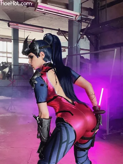 Alina Becker - Widowmaker x Tracer nude cosplay leaked 609008