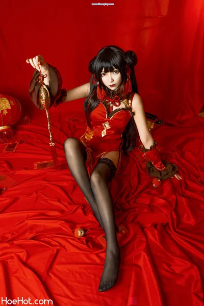 [妍子坚不可摧] 狂三新年 Tokisaki Kurumi Happy New Year nude cosplay leaked 78553