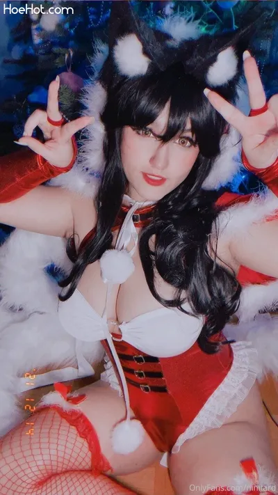 Ninitard - Santa Ahri nude cosplay leaked 221240