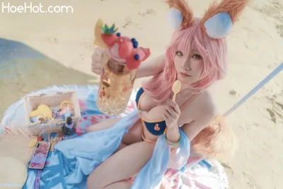 [uki雨季] 玉藻前海边泳装 FATE Tamamo no Mae Bikini nude cosplay leaked 386083