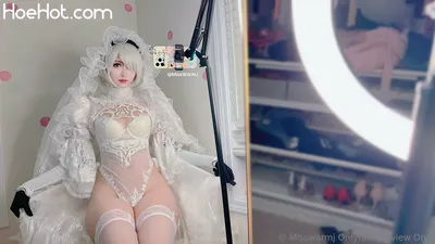 [MissWarmJ] 2B Bride Selfie nude cosplay leaked 356909