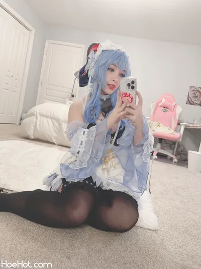 Junkenstein - Ganyu Maid nude cosplay leaked 234880