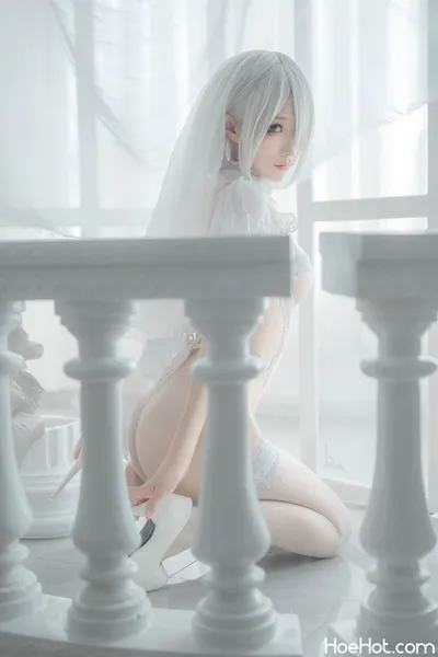 蠢沫沫 - 2B 白婚纱 nude cosplay leaked 566769