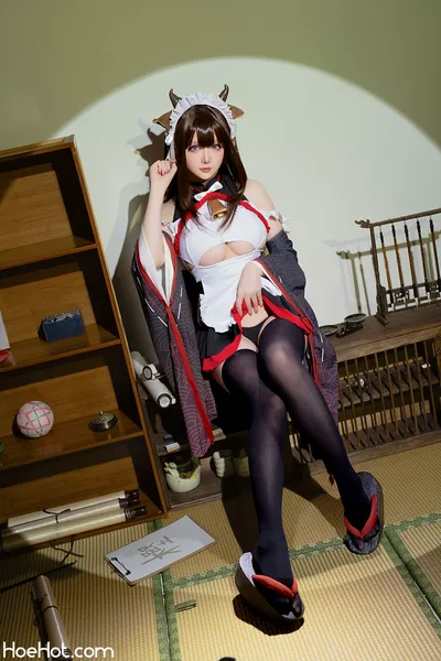 星之迟迟 2023-12月计划B - 碧蓝航线-樫野 女仆 nude cosplay leaked 63581