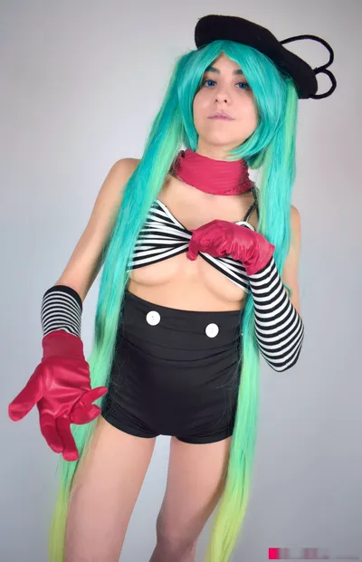 Elisabeth Hope - Mime Miku nude cosplay leaked 4061