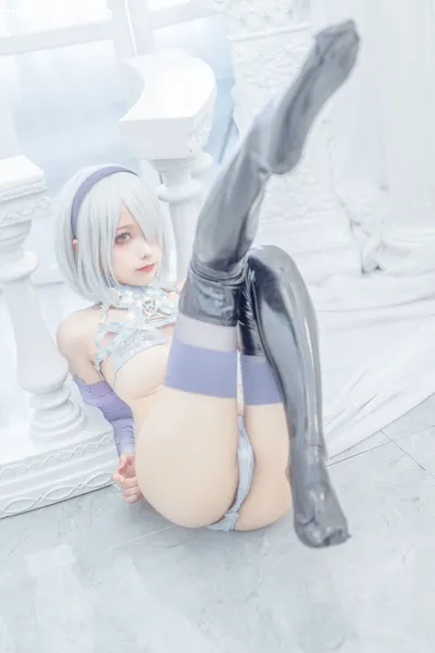 [蠢沫沫momo-][Cosplay][2b 冰雪]60P nude cosplay leaked 556631