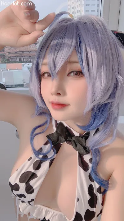 Sayo Momo - Ganyu Cowkini nude cosplay leaked 43453