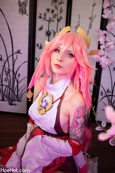 Frailu - Yae Miko nude cosplay leaked 287973