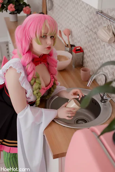 MintyMiyako - Mitsuri Kanroji (Maid) nude cosplay leaked 502913