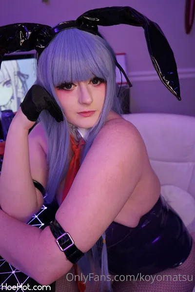 Koyomatsu - Kyoko Kirigiri Bunny nude cosplay leaked 355761