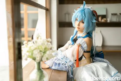 蠢沫沫 -  甘雨女仆 nude cosplay leaked 233137