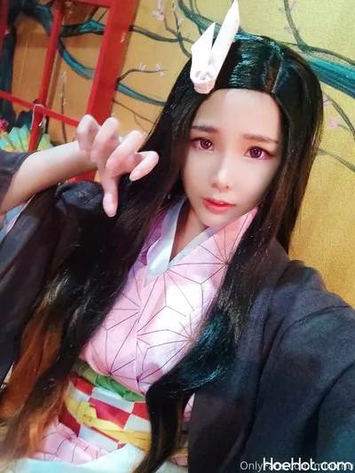 Minichu - Nezuko nude cosplay leaked 371817