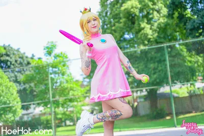 SugaryBunny - Peach Tennis nude cosplay leaked 525065