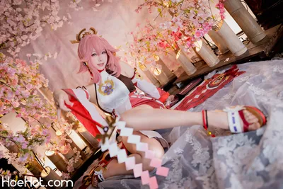 Ely - Yae Miko nude cosplay leaked 435981