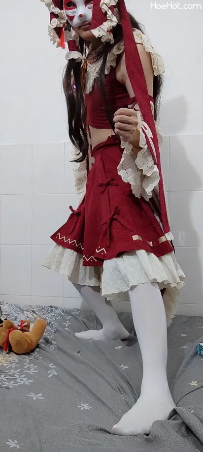 my qq group friend cosplay reimu hakurei （crossdressing） nude cosplay leaked 620099