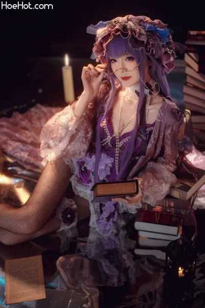 Miyinyin - Patchouli Knowledge nude cosplay leaked 386288