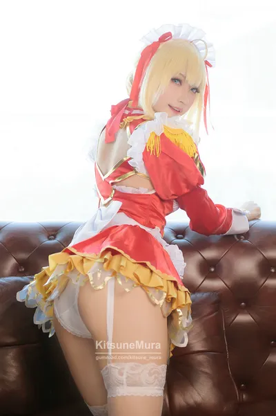 [KitsuneMura] Nero Claudius&lt;Maid&gt; nude cosplay leaked 495282