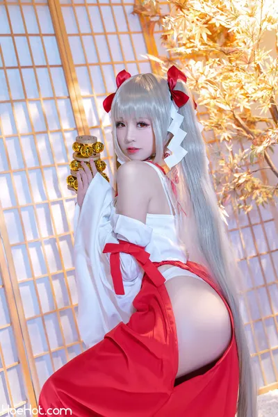 miko酱ww - 可畏巫女 nude cosplay leaked 429313