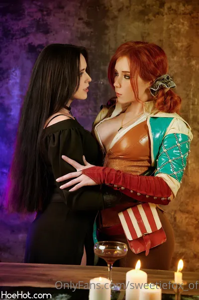 Sweetie Fox &amp; Witchersdoll - Triss &amp; Yennefer nude cosplay leaked 387984