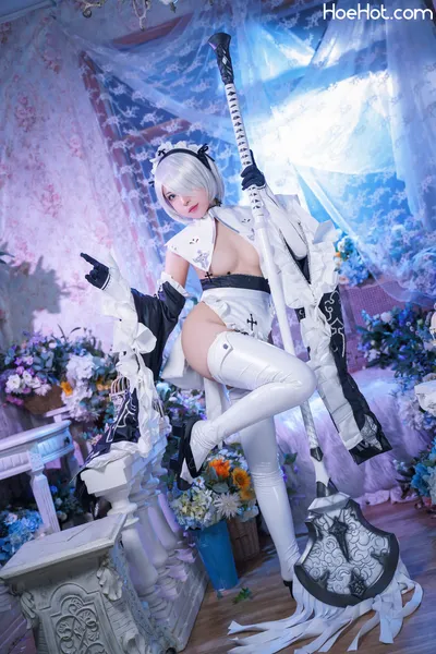 虎森森 - 2B女仆 nude cosplay leaked 382534