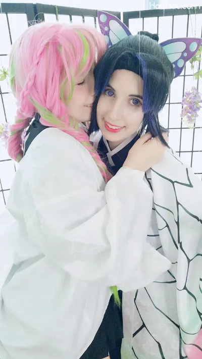 Kerocchi &amp; Umiko - Shinobu and Mitsuri (Demon Slayer - Yuri) nude cosplay leaked 524873