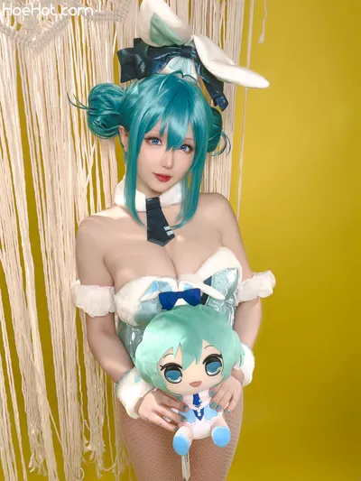 [Hoshilily] September 2023 Plan A - Hatsune Miku BiCute Bunnies (White Bunny Version) nude cosplay leaked 162154