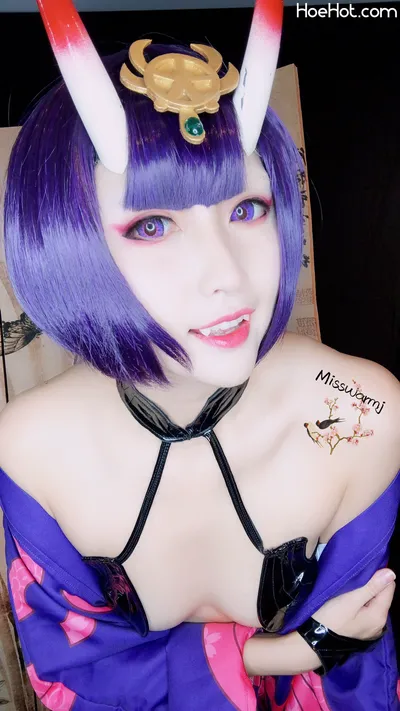 Misswarmj - Shuten Douji nude cosplay leaked 425883