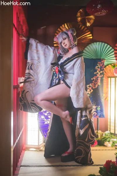 [奈奈紀] Sakamata Chloe / Kimono Cosplay nude cosplay leaked 349936