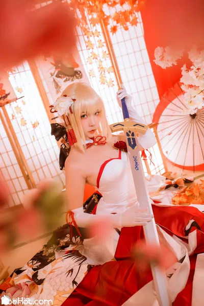 二佐Nisa Fate Saber nude cosplay leaked 506928