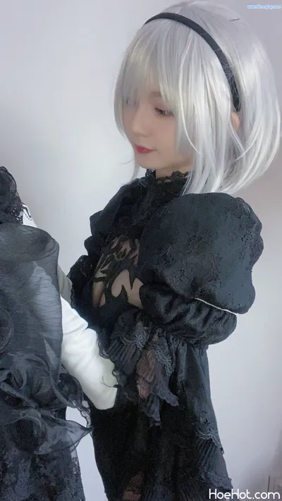 51酱 - NO.02 2B黑婚纱 2B Black Bride nude cosplay leaked 527564