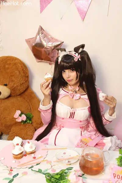 Lia Wink - Chocola (Nekopara) nude cosplay leaked 288703