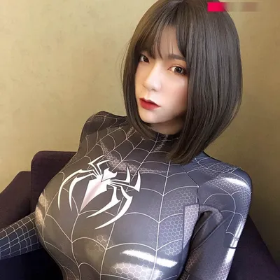 奶兔biubiu - 蜘蛛侠妹妹 nude cosplay leaked 8414