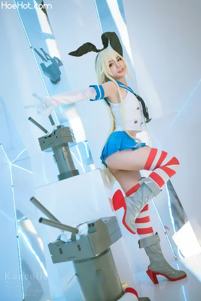 兔言兔語 - Shimakaze nude cosplay leaked 504634