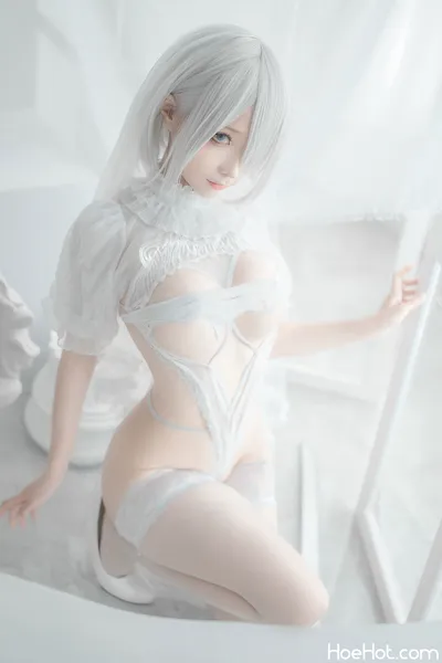 蠢沫沫 - 2B 白婚纱 nude cosplay leaked 566770