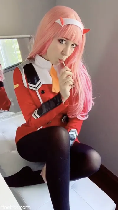 Indigo White - Zero Two Uniform nude cosplay leaked 174367