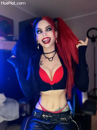 Andrasta - Goth Harley Quinn nude cosplay leaked 580740