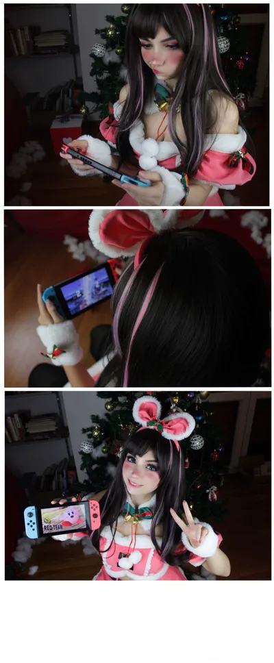 Himeecosplay - Kizuna Ai Christmas nude cosplay leaked 462808