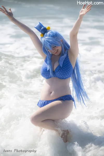 Realfrogg - Aqua nude cosplay leaked 322088