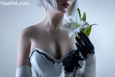 Sayathefox 2B the white body nude cosplay leaked 628640