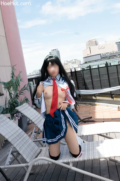 (fantia) [Today Cosplay is a side dish] Public sex with the active cosplayer playing Kan**lle **yodo (Kantai Collection -KanColle-) nude cosplay leaked 505134