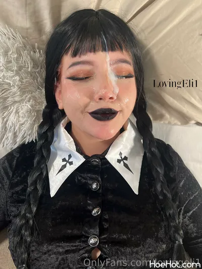 Loving Eli - Wednesday Adams nude cosplay leaked 258391