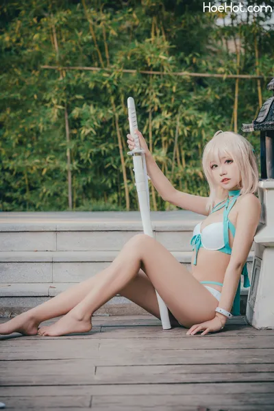 MaoJunJun - Okita Souji nude cosplay leaked 388705