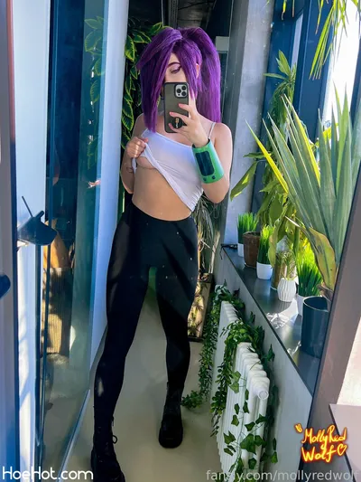 mollyredwolf leela from futurama nude cosplay leaked 152333