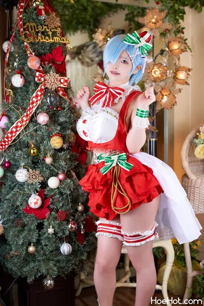 Itchika Red-Beryl - XMas Rem nude cosplay leaked 48235