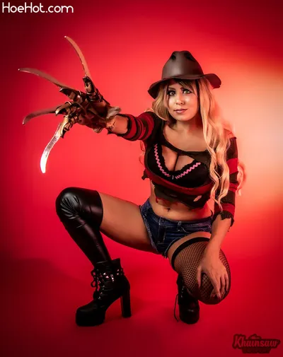 Khainsaw - Freddy Krueger nude cosplay leaked 425398