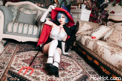 [桃墨公子] 万圣节的蕾姆 Halloween Rem nude cosplay leaked 199109